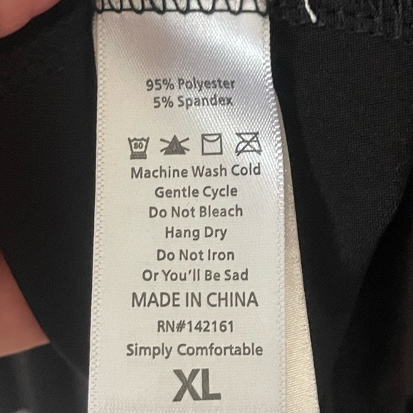 Black Ana Lularoe Dress - Picture 4 of 5